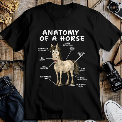 Best Horse Lover Shirt , Funny Horse UnisexT-Shirt/Hoodie/Sweatshirt HLT00 - Funny Horse Anatomy Equestrian Stable Life Humor T-Shirt