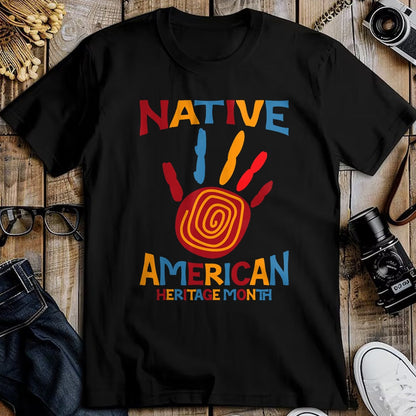 Native American T-Shirts, Vintage Native American Unisex T-Shirt/Hoodie/Sweatshirt HLT00 - Native American Heritage Month Hand Indigenous Native Pride