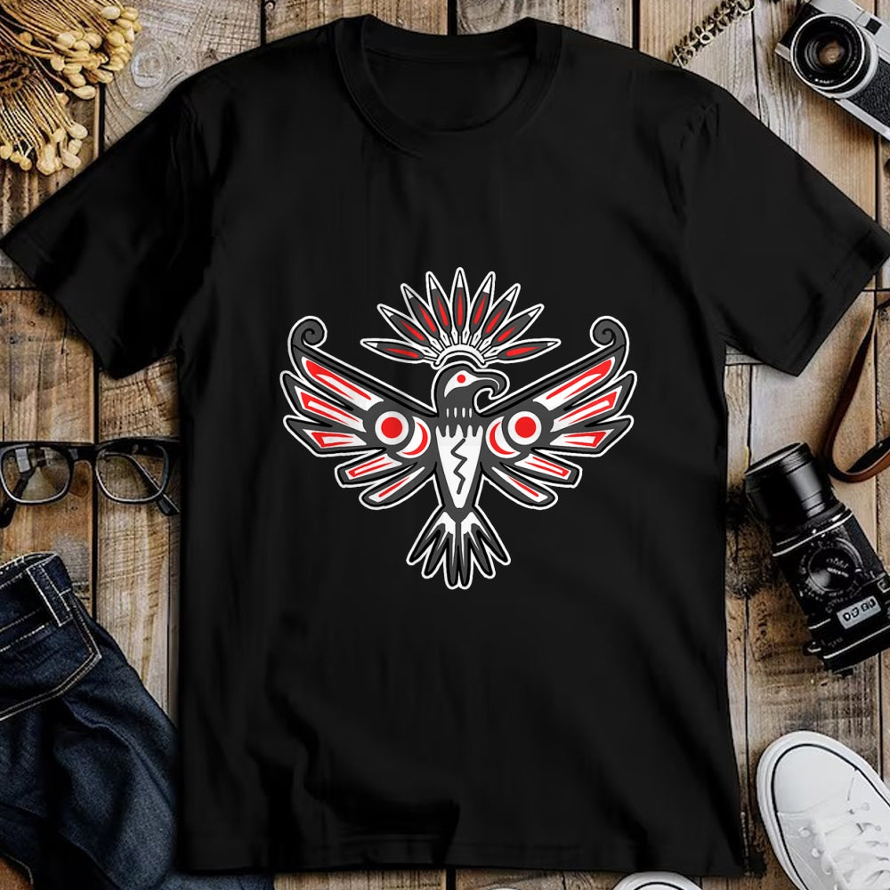 Native American T-Shirts, Vintage Native American Unisex T-Shirt/Hoodie/Sweatshirt HLT00 - Native American Thunderbird Indigenous Peoples Day