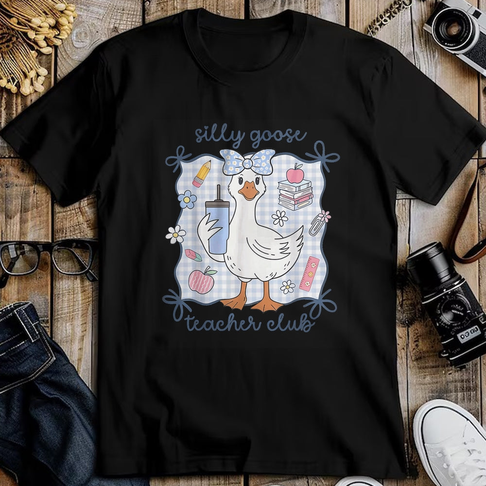 Best Teacher Shirt, Funny Teacher UnisexT-Shirt/Hoodie/Sweatshirt HLT00 - Silly Goose Teacher Club Back to School T-Shirt