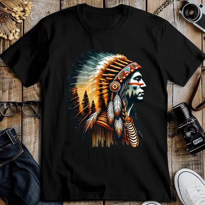 Native American T-Shirts, Vintage Native American Unisex T-Shirt/Hoodie/Sweatshirt HLT00 - Cool Native American Indian Chief Men Women Design