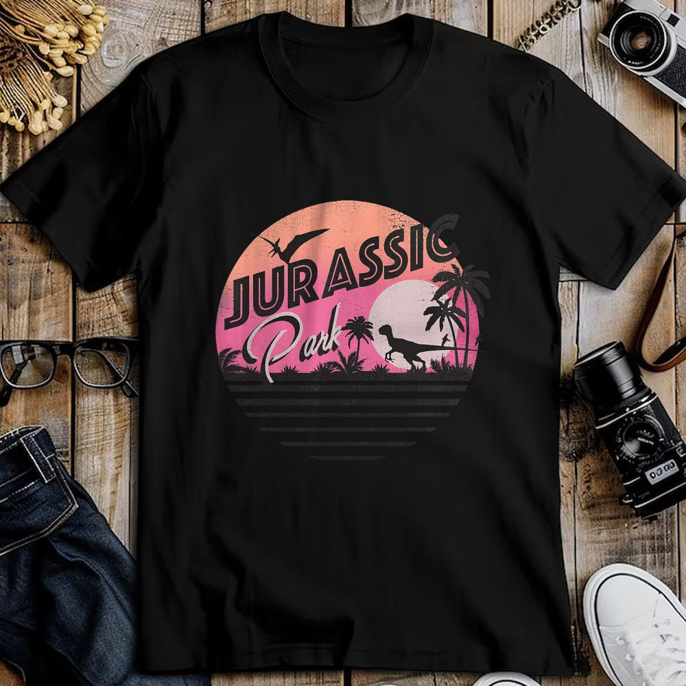 Best Dinosaur Lover Shirt, Funny Dinosaur UnisexT-Shirt/Hoodie/Sweatshirt HLT00 - Jurassic Park Retro 90_s Dinosaur Scene T-Shirt