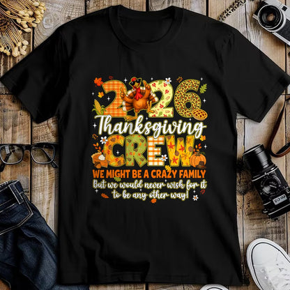 Best Thanksgiving Family Shirt , Funny Thanksgiving UnisexT-Shirt/Hoodie/Sweatshirt HLT00 - Family Thanksgiving 2026 Thanksgiving Crew Turkey Matching T-Shirt (2)