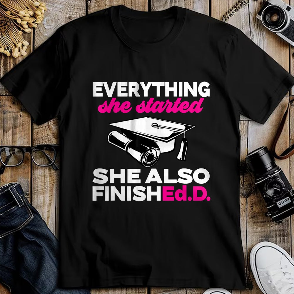 Best Doctor Shirt, Funny Doctor UnisexT-Shirt/Hoodie/Sweatshirt HLT00 - Finished.D. Doctorate Graduation Doctor of Education T-Shirt