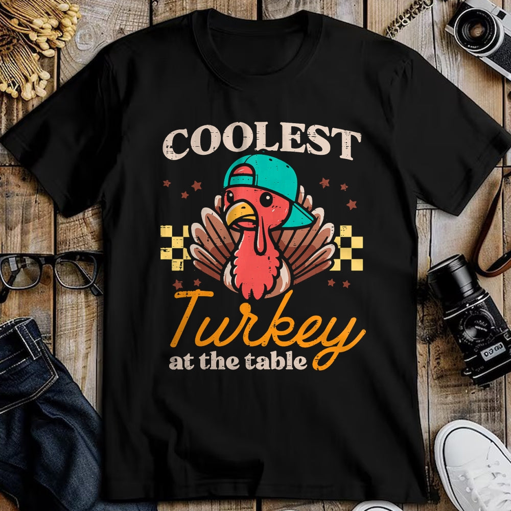 Best Thanksgiving Family Shirt , Funny Thanksgiving UnisexT-Shirt/Hoodie/Sweatshirt HLT00 - Thanksgiving Coolest Turkey At Table Boys Kids Toddler Youth T-Shirt