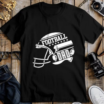 Gift for Dad Shirt, Funny Dad Unisex T-Shirt/Hoodie/Sweatshirt HLT00 – Football Dad Helmet For Men Proud Fathers Day College Season T-Shirt