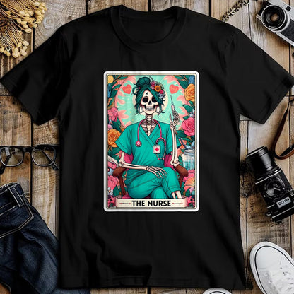 Funny Nurse Shirt, Nurse Unisex T-Shirt/Hoodie/Sweatshirt HLT00 - The Nurse Tarot Card T-Shirt