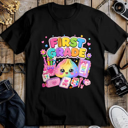 Best Teacher Shirt, Funny Teacher UnisexT-Shirt/Hoodie/Sweatshirt HLT00 - Cute Dumpling 1st First Grade Back to School Girl Teacher T-Shirt