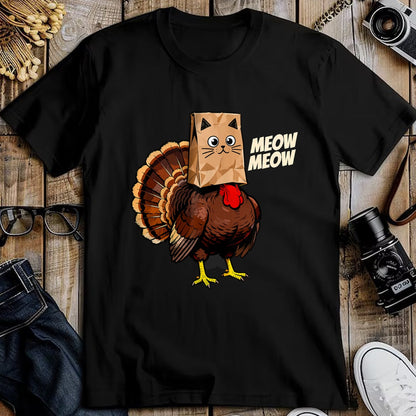 Best Thanksgiving Family Shirt , Funny Thanksgiving UnisexT-Shirt/Hoodie/Sweatshirt HLT00 - Thanksgiving Turkey Cat Meow Funny Thanksgiving Men Women T-Shirt