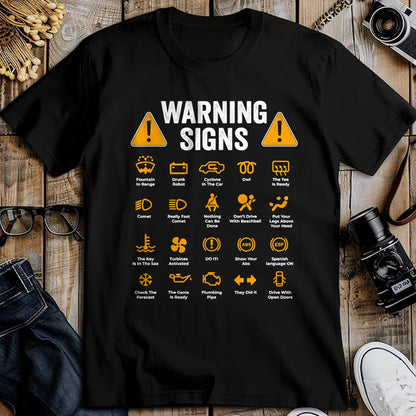 Best Mechanic Life Shirt, Funny Mechanic UnisexT-Shirt/Hoodie/Sweatshirt HLT00 - Funny Driving Warning Signs 101 Auto Mechanic Gift Driver Short Sleeve T-Shirt