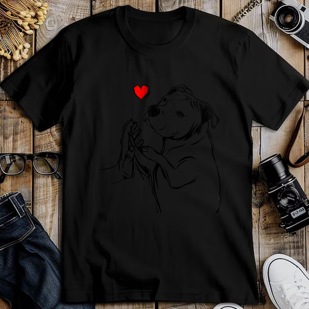 Dog Love Shirt, Dog Lover Gift T-Shirt/Hoodie/Sweatshirt HLT00 -Pitbull Love Cute Pittie Dog Mom Funny Girls T-Shirt