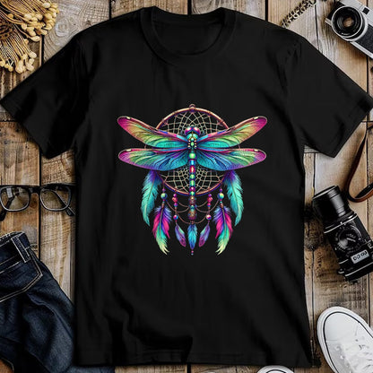 Native American T-Shirts, Vintage Native American Unisex T-Shirt/Hoodie/Sweatshirt HLT00 - Dragonfly Dream Catcher - Native American Dreamcatcher
