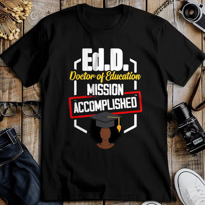Best Doctor Shirt, Funny Doctor UnisexT-Shirt/Hoodie/Sweatshirt HLT00 - EDD Doctor of Education Accomplish Doctorate Graduation T-Shirt, Men, Black, 3X-Large