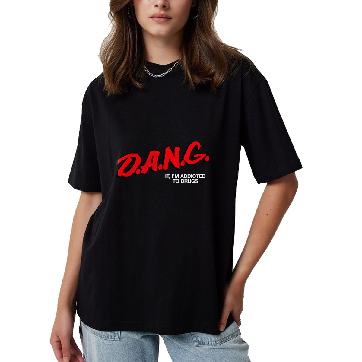 Gift for Dad Shirt, Funny Dad Unisex T-Shirt/Hoodie/Sweatshirt HLT00 – D.A.N.G. It I_m Addicted To Drugs OFFICIAL Funny Saying T-Shirt