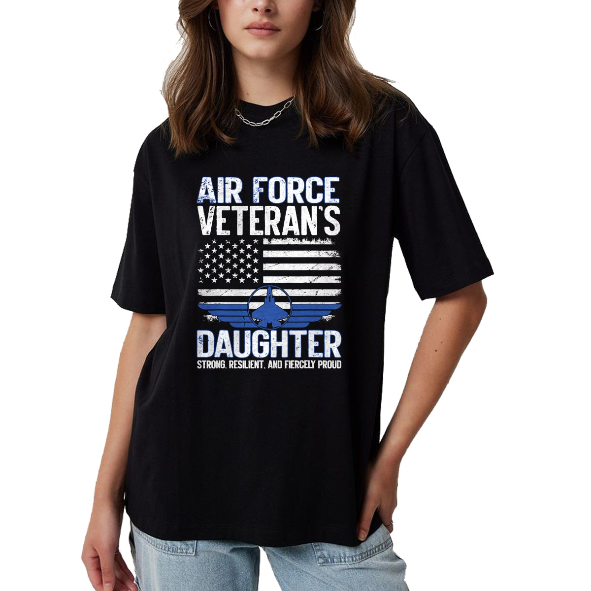 Proud Veteran Shirt, Funny Veteran UnisexT-Shirt/Hoodie/Sweatshirt HLT00 - Proud Daughter of A Air Force Veteran Daughter Veterans Day T-Shirt