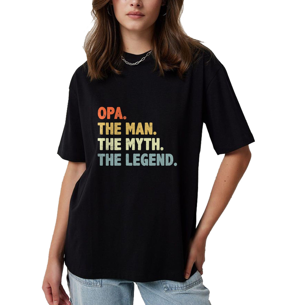 Best Grandpa Shirt, Proud Grandpa Unisex T-Shirt/Hoodie/Sweatshirt HLT00 - Opa The Man Myth Legend Father���s day gift for Grandpa G-Dad T