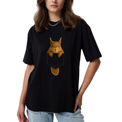 Best Thanksgiving Family Shirt , Funny Thanksgiving UnisexT-Shirt/Hoodie/Sweatshirt HLT00 - Cute Squirrel Pocket Funny Gifts for Men Women Teen Kid T-Shirt