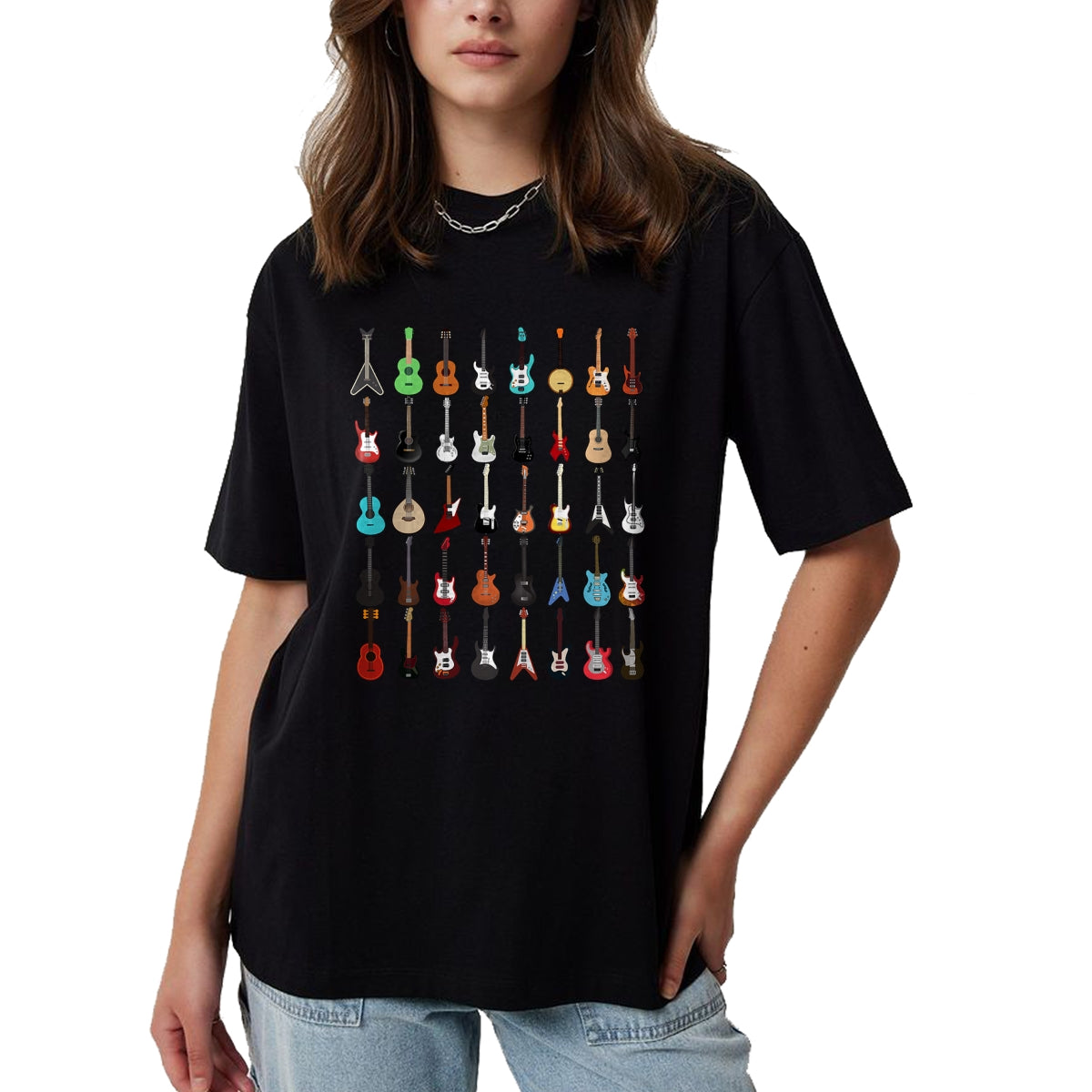 Guitar Lover Shirt, Funny Guitar UnisexT-Shirt/Hoodie/Sweatshirt HLT00 - Guitar Musical Instrument T Shirt (Rock N Roll Tee) T-Shirt