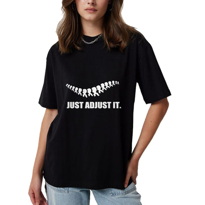 Best Doctor Shirt, Funny Doctor UnisexT-Shirt/Hoodie/Sweatshirt HLT00 - Just Adjust It Back Subluxation Chiropractor Pun T Shirt T-Shirt