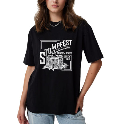 Gift for Dad Shirt, Funny Dad Unisex T-Shirt/Hoodie/Sweatshirt HLT00 – Funny Stumpfest Bandit stripe and lucky_s dad T-Shirt