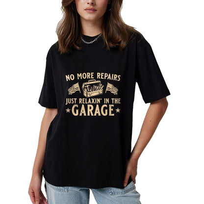 Best Mechanic Life Shirt, Funny Mechanic UnisexT-Shirt/Hoodie/Sweatshirt HLT00 - Mens Mechanic No More Repairs Just Relaxin' Retired T-Shirt