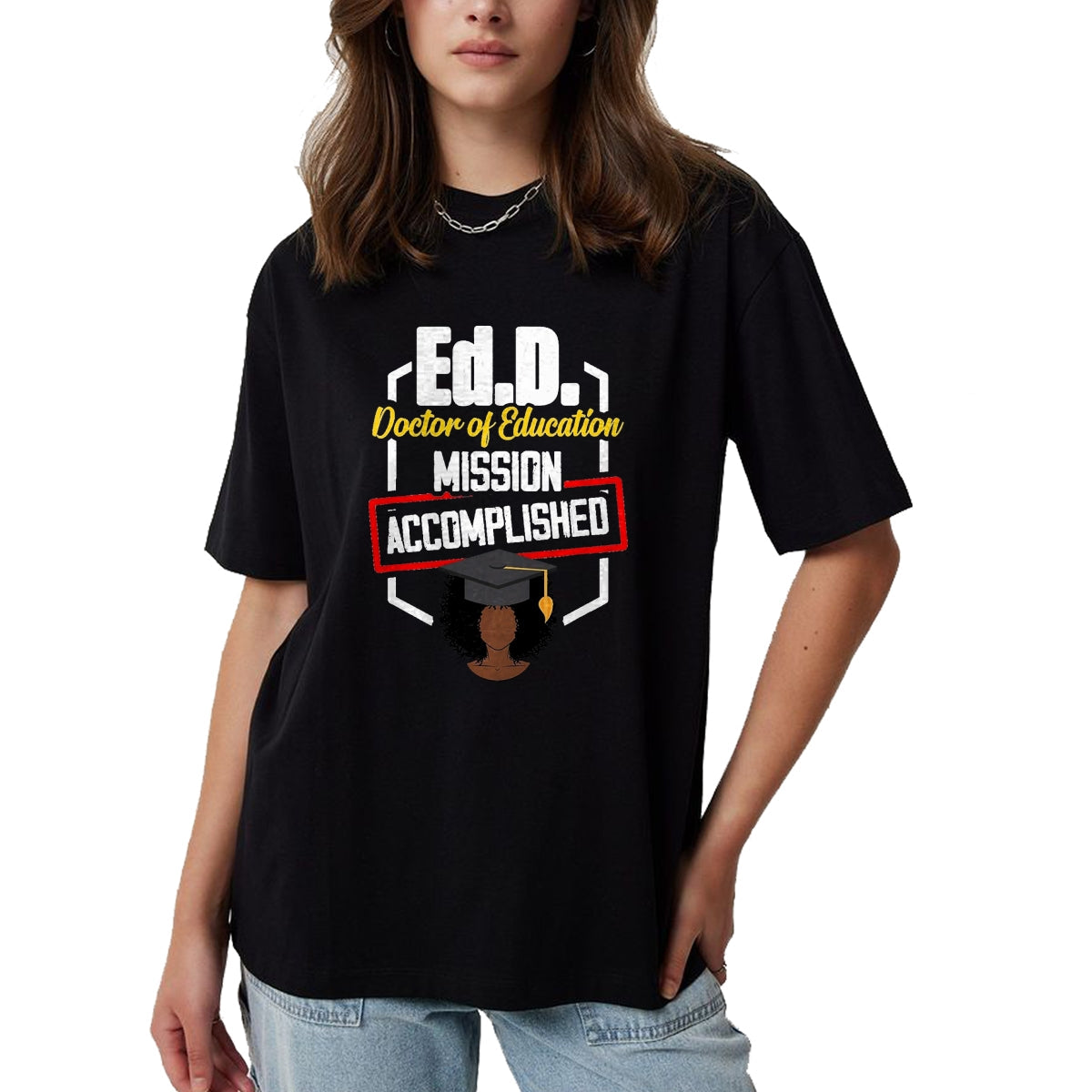 Best Doctor Shirt, Funny Doctor UnisexT-Shirt/Hoodie/Sweatshirt HLT00 - EDD Doctor of Education Accomplish Doctorate Graduation T-Shirt, Men, Black, 3X-Large