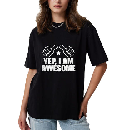Best Wife Shirt, Wife and Husband Unisex T-Shirt/Hoodie/Sweatshirt HLT00 - I AM AWESOME ME SHIRT, I Know I'm Big Deal Amaze Me TShirt T-Shirt