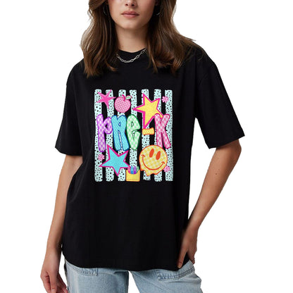 Best Teacher Shirt, Funny Teacher UnisexT-Shirt/Hoodie/Sweatshirt HLT00 - Back to School Colorful Pre K Checkered Girl Teacher T-Shirt