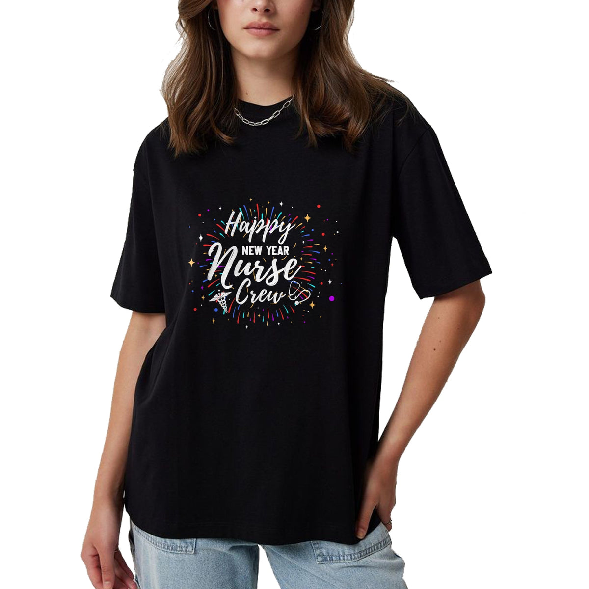 Funny Nurse Shirt, Nurse Unisex T-Shirt/Hoodie/Sweatshirt HLT00 - Groovy In My Pediatric Nurse Era School Nurse Week 2024 T-Shirt