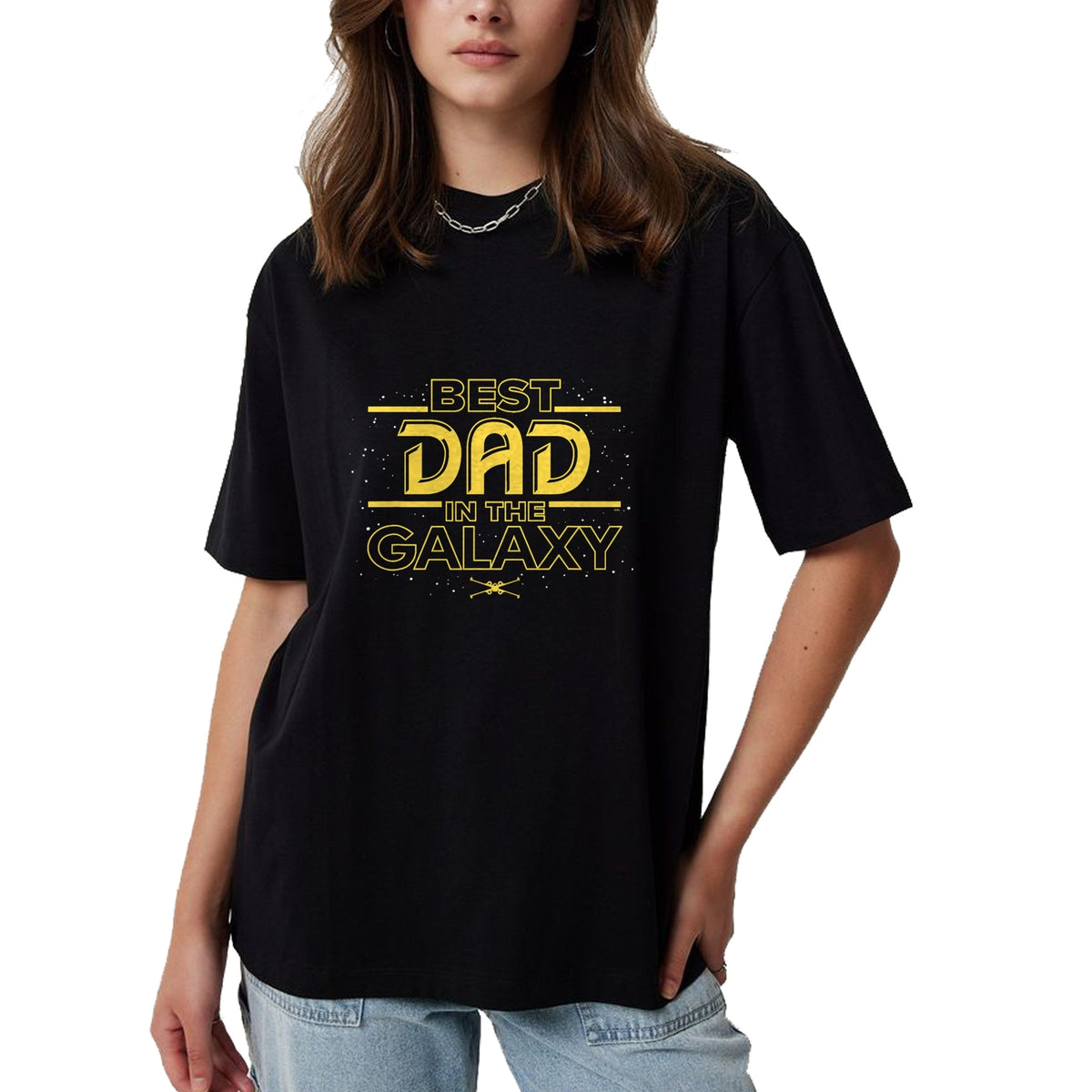 Gift for Dad Shirt, Funny Dad Unisex T-Shirt/Hoodie/Sweatshirt HLT00 – Star Wars Best Dad in the Galaxy Birthday Father’s Day T-Shirt