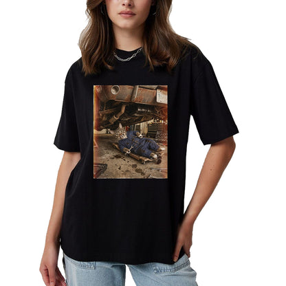 Best Mechanic Life Shirt, Funny Mechanic UnisexT-Shirt/Hoodie/Sweatshirt HLT00 - Cat Meme Funny Cat Lover Meme Humor Hilarious Cat Mechanic T-Shirt