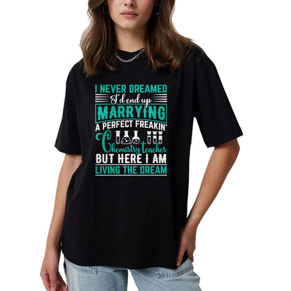 Best Wife Shirt, Wife and Husband Unisex T-Shirt/Hoodie/Sweatshirt HLT00 - Chemistry teacher husband gifts from perfect awesome wife Long Sleeve T-Shirt