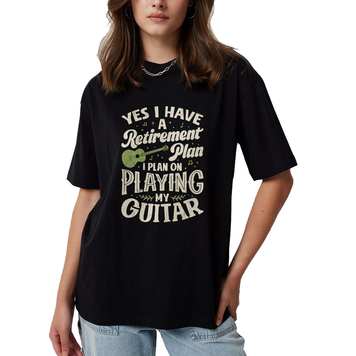 Guitar Lover Shirt, Funny Guitar UnisexT-Shirt/Hoodie/Sweatshirt HLT00 - Guitarists Have A Retirement Plan On Playing Guitar Music T-Shirt