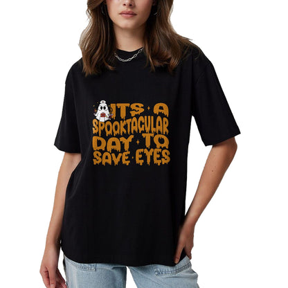 Best Doctor Shirt, Funny Doctor UnisexT-Shirt/Hoodie/Sweatshirt HLT00 - It's A Spooktacular Day to Save Eyes Halloween Eye Doctor T-Shirt