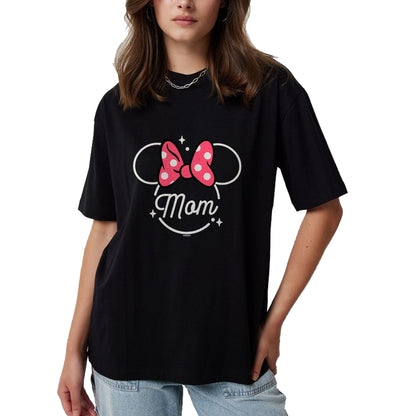 Gift for Mom Shirt, Funny Mom Unisex T-Shirt/Hoodie/Sweatshirt HLT00 - Disney Minnie Mouse Mom Head Icon Magic Mother’s Day T-Shirt