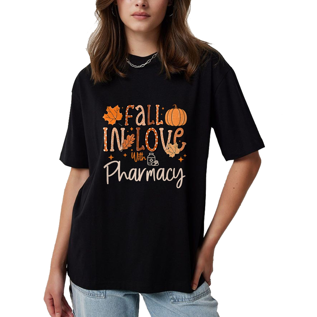 Best Doctor Shirt, Funny Doctor UnisexT-Shirt/Hoodie/Sweatshirt HLT00 - Fall in Love with Pharmacy CPHT Pharmacist Technician Autumn T-Shirt