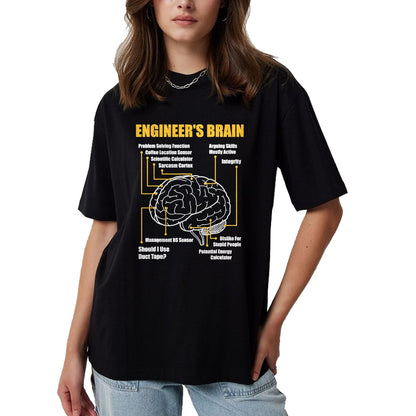 Best Mechanic Life Shirt, Funny Mechanic UnisexT-Shirt/Hoodie/Sweatshirt HLT00 - Engineer's Brain - Funny Sarcastic Engineering Gift Short Sleeve T-Shirt