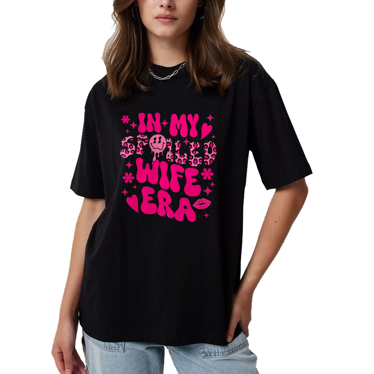 Best Wife Shirt, Wife and Husband Unisex T-Shirt/Hoodie/Sweatshirt HLT00 - Gift for wife T shirt, spoiled wife   In My Spoiled Wife Era T-Shirt (1)