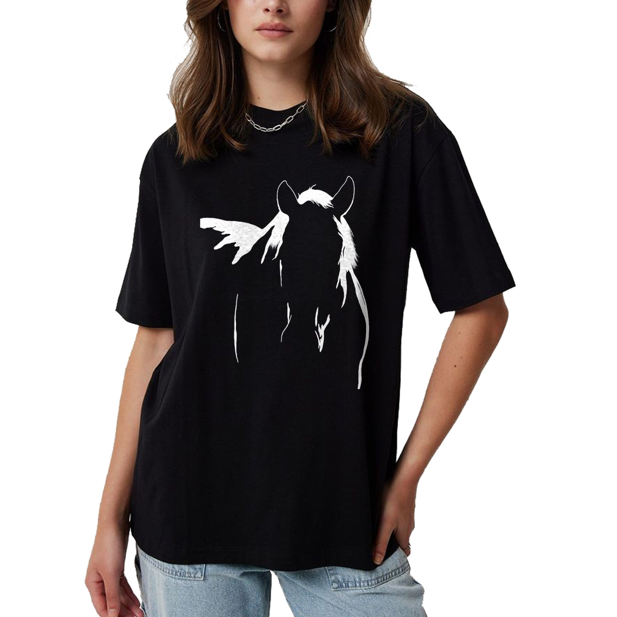 Best Horse Lover Shirt , Funny Horse UnisexT-Shirt/Hoodie/Sweatshirt HLT00 - Horse Silhouette Graphic Art Design T-Shirt