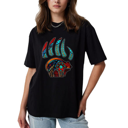 Native American T-Shirts, Vintage Native American Unisex T-Shirt/Hoodie/Sweatshirt HLT00 - Native American Bear Claw