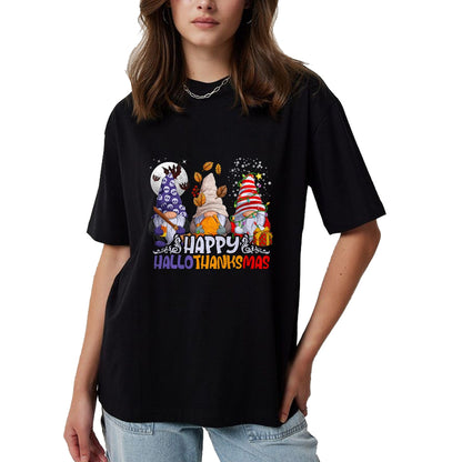 Best Thanksgiving Family Shirt , Funny Thanksgiving UnisexT-Shirt/Hoodie/Sweatshirt HLT00 - HalloThanksMas Gnomes Halloween Thanksgiving Christmas Happy T-Shirt