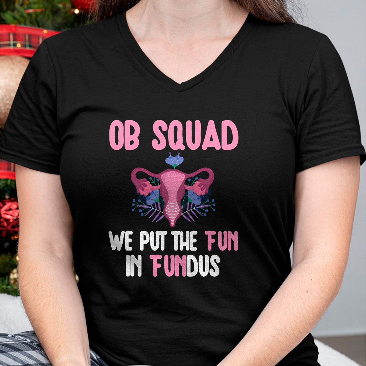 Funny Nurse Shirt, Nurse Unisex T-Shirt/Hoodie/Sweatshirt HLT00 - OB Nurse Squad Obstetrics Nurse Obstetrical Nursing Crew T-Shirt