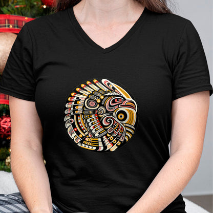 Native American T-Shirts, Vintage Native American Unisex T-Shirt/Hoodie/Sweatshirt HLT00 - Thunderbird Native American Tribal Art (4)
