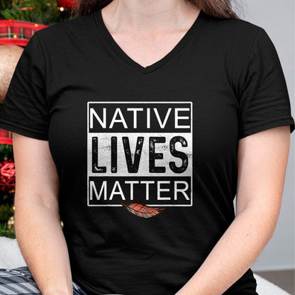 Native American T-Shirts, Vintage Native American Unisex T-Shirt/Hoodie/Sweatshirt HLT00 - Native Lives Matter - Indigenous Native American