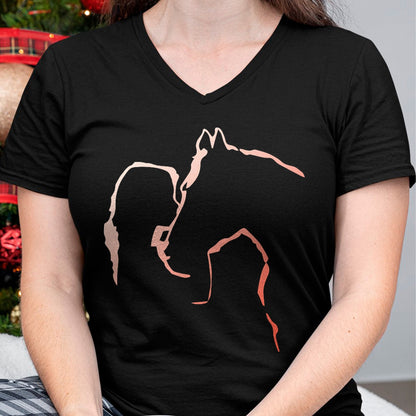Best Horse Lover Shirt , Funny Horse UnisexT-Shirt/Hoodie/Sweatshirt HLT00 - Horse Kiss Horse Motif Girl Kisses Horse Silhouette Horse T-Shirt