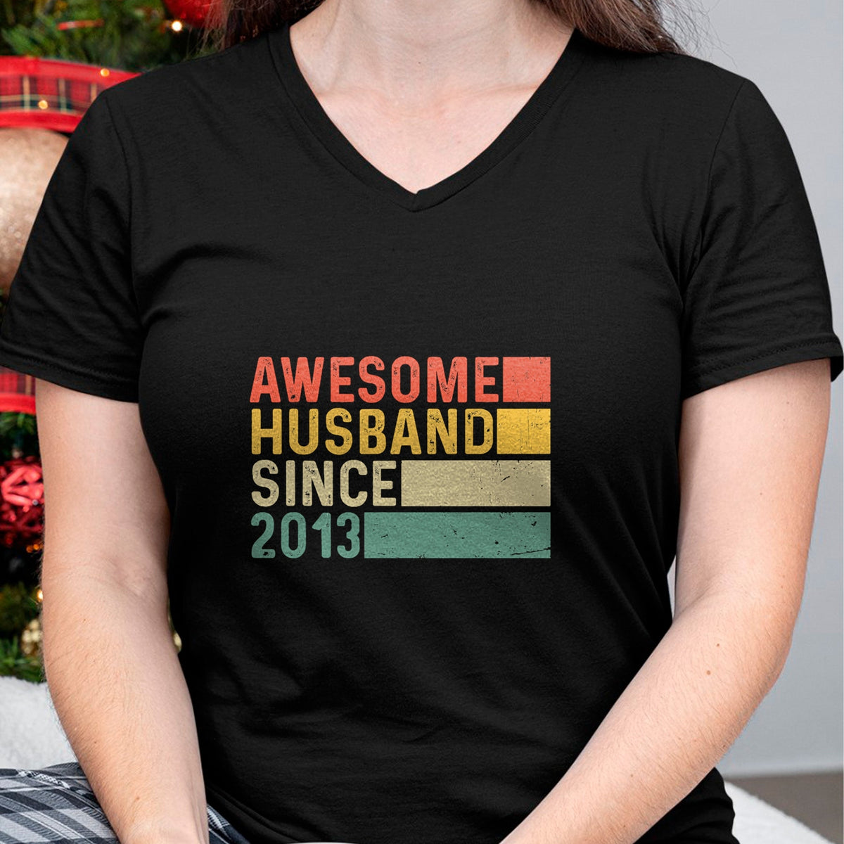 Best Wife Shirt, Wife and Husband Unisex T-Shirt/Hoodie/Sweatshirt HLT00 - 11th Wedding Anniversary Epic Awesome Husband Since 2013 T-Shirt