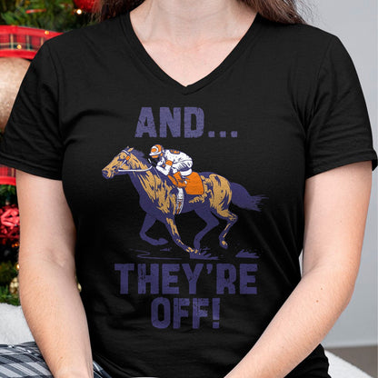Best Horse Lover Shirt , Funny Horse UnisexT-Shirt/Hoodie/Sweatshirt HLT00 - Horse Racing Shirt Toddler Kids Boys Girls and They_re Off T-Shirt