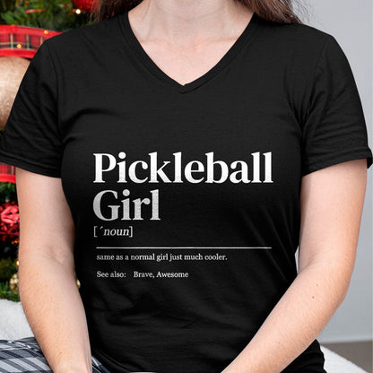 Funny Pickleball Shirt, Pickleball Lover Unisex T-Shirt/Hoodie/Sweatshirt HLT00 - Funny Pickleball Quote Definition Woman Girl T-Shirt Female X-Small