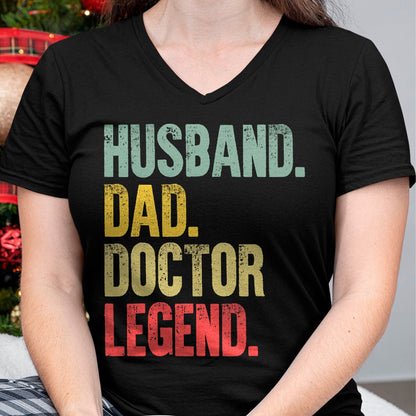 Best Doctor Shirt, Funny Doctor UnisexT-Shirt/Hoodie/Sweatshirt HLT00 - Funny Vintage Shirt Husband Dad Doctor Legend Retro T-Shirt