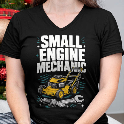 Best Mechanic Life Shirt, Funny Mechanic UnisexT-Shirt/Hoodie/Sweatshirt HLT00 - Small Engine Mechanic Lawn Mower Repair T-Shirt